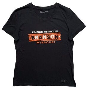 Under Armour M Branson Missouri Tee Loose Fit Short Sleeve Black 0021
